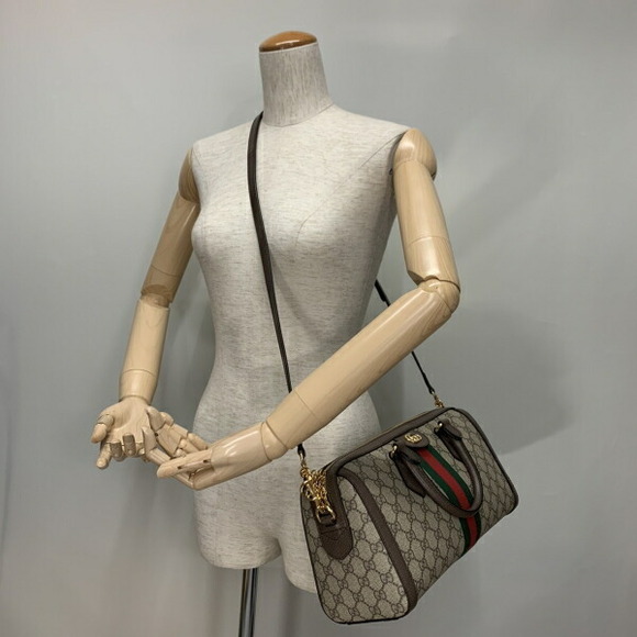 Gucci Bag Ophidia GG Supreme Leather Beige Brown - Picture 3 of 3